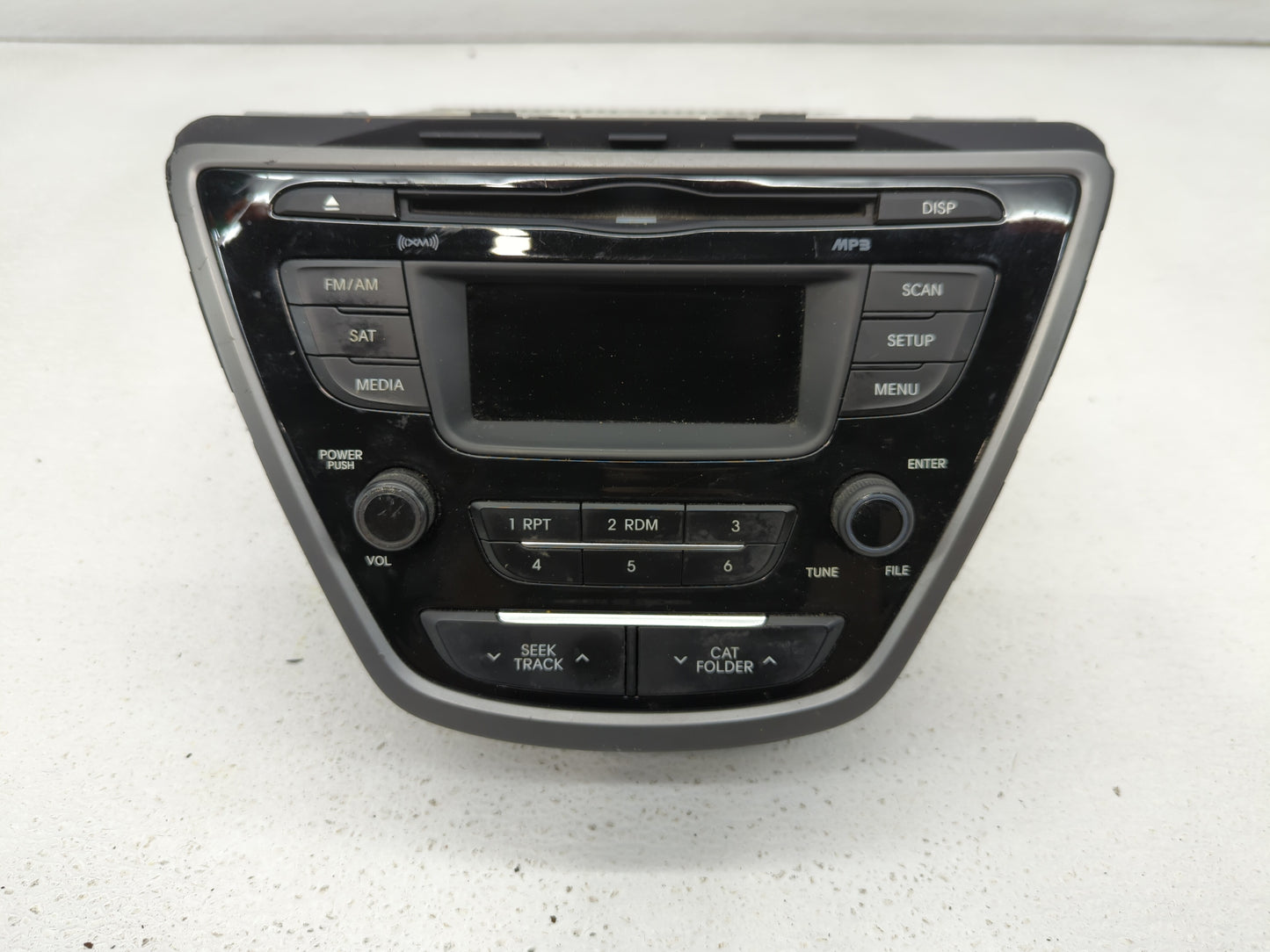 2014-2016 Hyundai Elantra Radio AM FM Cd Player Receiver Replacement P/N:96170-3X156GU Fits Fits 2014 2015 2016 OEM Used Aut