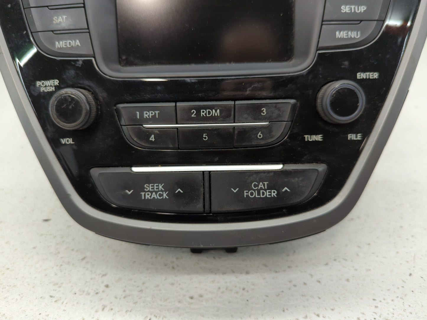 2014-2016 Hyundai Elantra Radio AM FM Cd Player Receiver Replacement P/N:96170-3X156GU Fits Fits 2014 2015 2016 OEM Used Aut