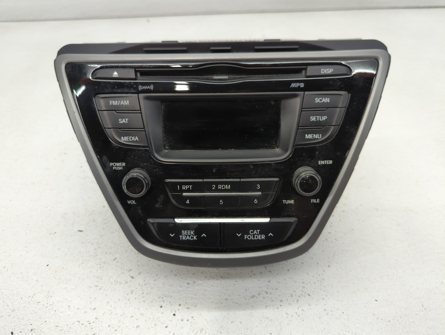 2014-2016 Hyundai Elantra Radio AM FM Cd Player Receiver Replacement P/N:96170-3X156GU Fits Fits 2014 2015 2016 OEM Used Aut