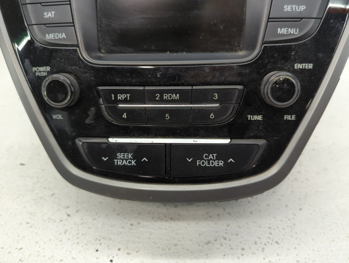 2014-2016 Hyundai Elantra Radio AM FM Cd Player Receiver Replacement P/N:96170-3X156GU Fits Fits 2014 2015 2016 OEM Used Aut