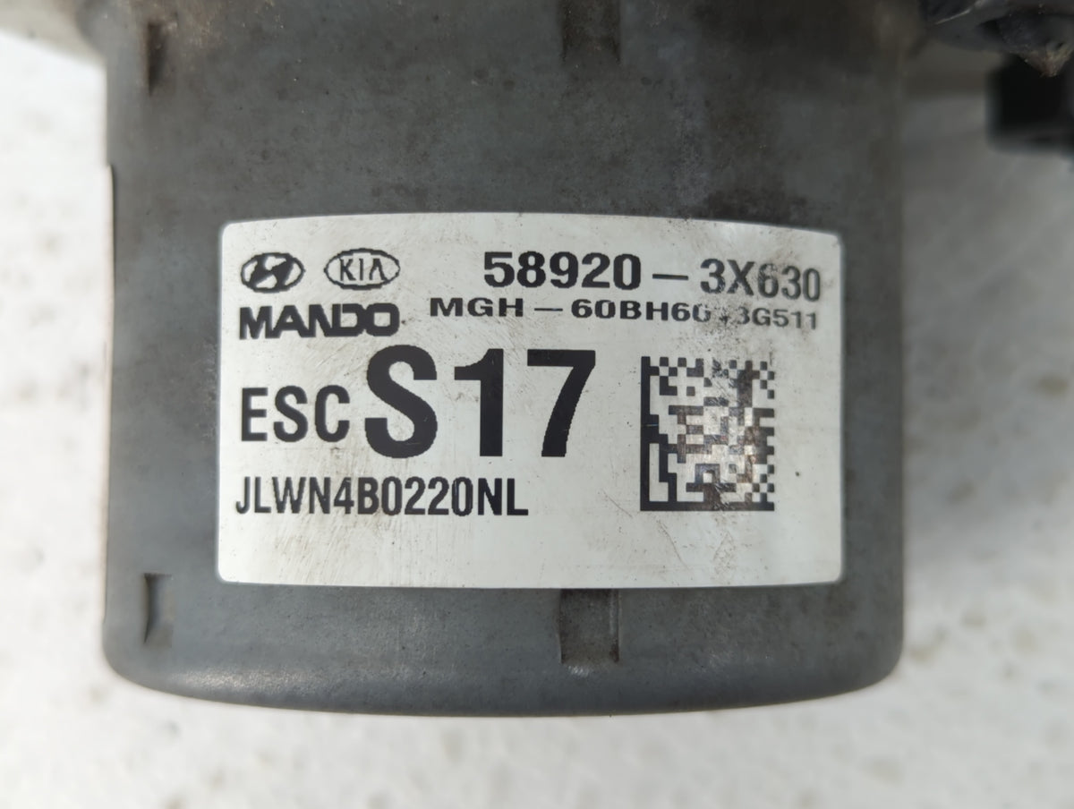 2014-2016 Hyundai Elantra Anti-Lock Brake ABS Pump Module Actuator OEM P/N:58920-3X630 Fits Fits 2014 2015 2016 OEM Used Aut
