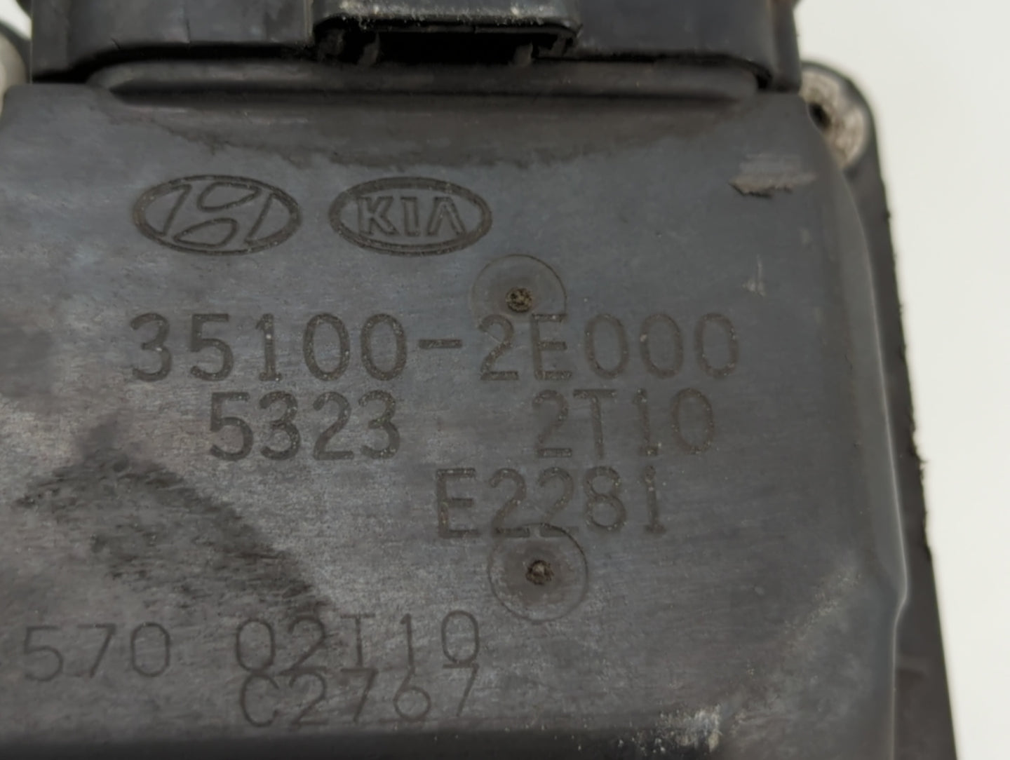 2011-2020 Hyundai Elantra Throttle Body P/N:35100-2E000 35100-2E710 Fits OEM Used Auto Parts - Oemusedautoparts1.com