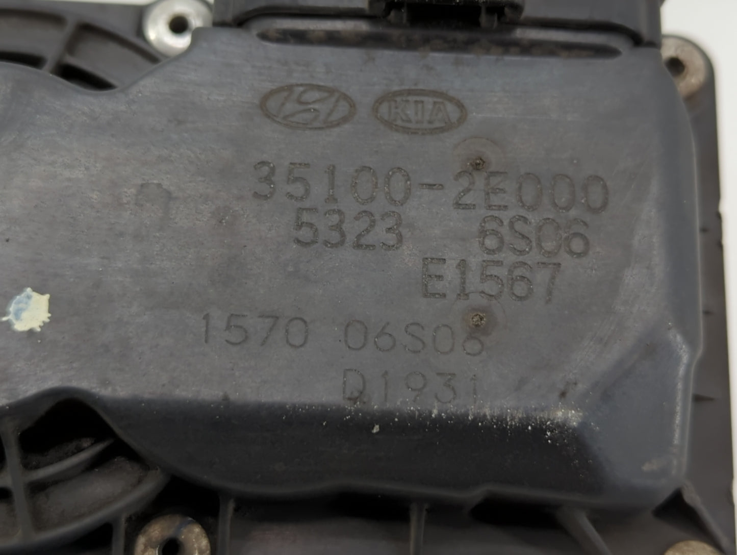 2011-2020 Hyundai Elantra Throttle Body P/N:35100-2E000 35100-2E710 Fits OEM Used Auto Parts - Oemusedautoparts1.com