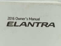 2016 Hyundai Elantra Owners Manual Book Guide OEM Used Auto Parts - Oemusedautoparts1.com