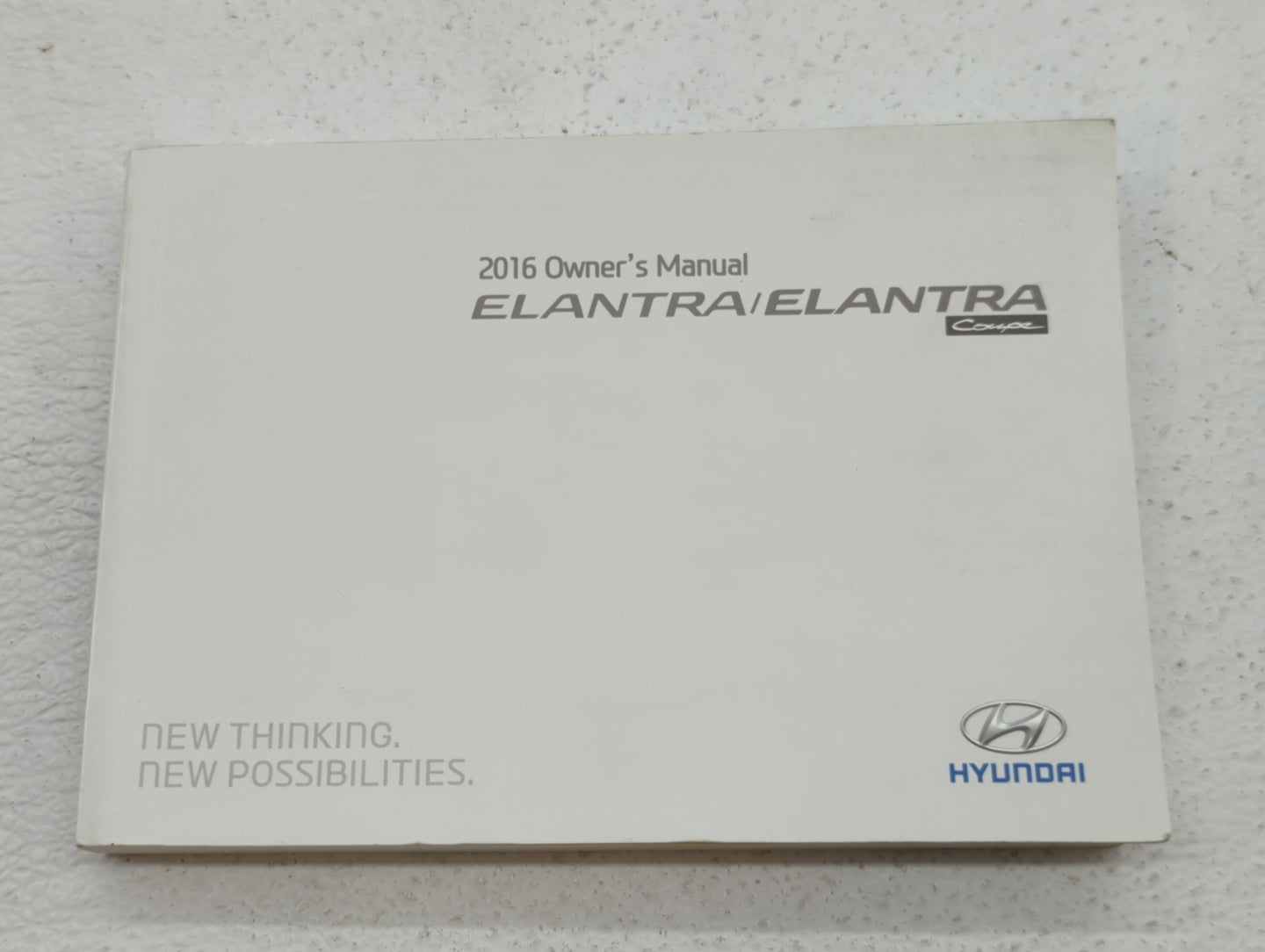 2016 Hyundai Elantra Owners Manual Book Guide OEM Used Auto Parts - Oemusedautoparts1.com