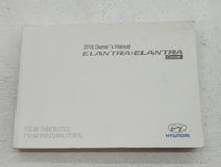 2016 Hyundai Elantra Owners Manual Book Guide OEM Used Auto Parts - Oemusedautoparts1.com