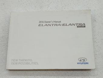 compare product 2016 Hyundai Elantra Owners Manual Book Guide OEM Used Auto Parts