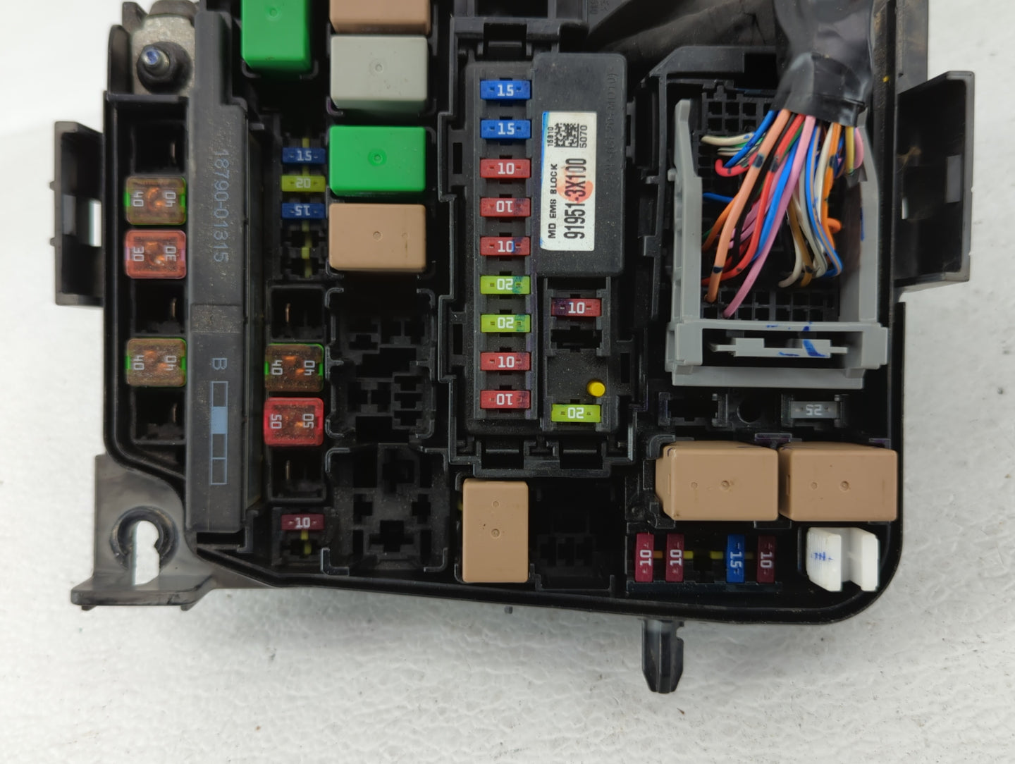 2014-2016 Hyundai Elantra Fusebox Fuse Box Panel Relay Module P/N:914313Y020UA Fits Fits 2014 2015 2016 OEM Used Auto Parts 