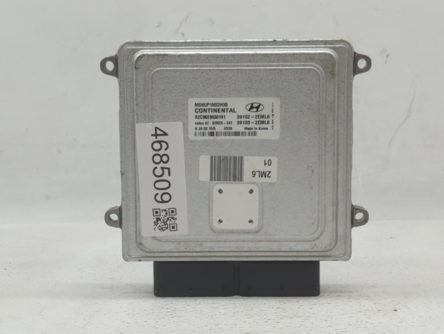 2014-2016 Hyundai Elantra PCM Engine Control Computer ECU ECM PCU OEM P/N:39102-2EML4 39101-2EML6 Fits Fits 2014 2015 2016 O