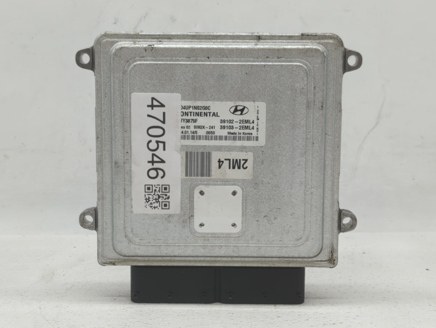 2014-2016 Hyundai Elantra PCM Engine Control Computer ECU ECM PCU OEM P/N:39103-2EML4 39102-2EML4 Fits Fits 2014 2015 2016 O