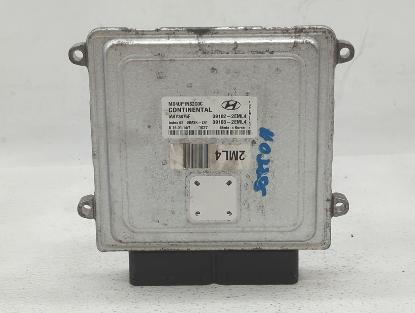 2014-2016 Hyundai Elantra PCM Engine Control Computer ECU ECM PCU OEM P/N:39103-2EML4 39102-2EML4 Fits Fits 2014 2015 2016 O