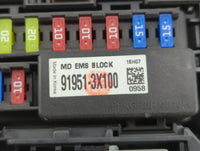 2014-2016 Hyundai Elantra Fusebox Fuse Box Panel Relay Module P/N:912013Y060 91951-3X100 Fits Fits 2014 2015 2016 OEM Used A