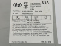 2014-2016 Hyundai Elantra Radio AM FM Cd Player Receiver Replacement P/N:96170-3X156GU Fits Fits 2014 2015 2016 OEM Used Aut