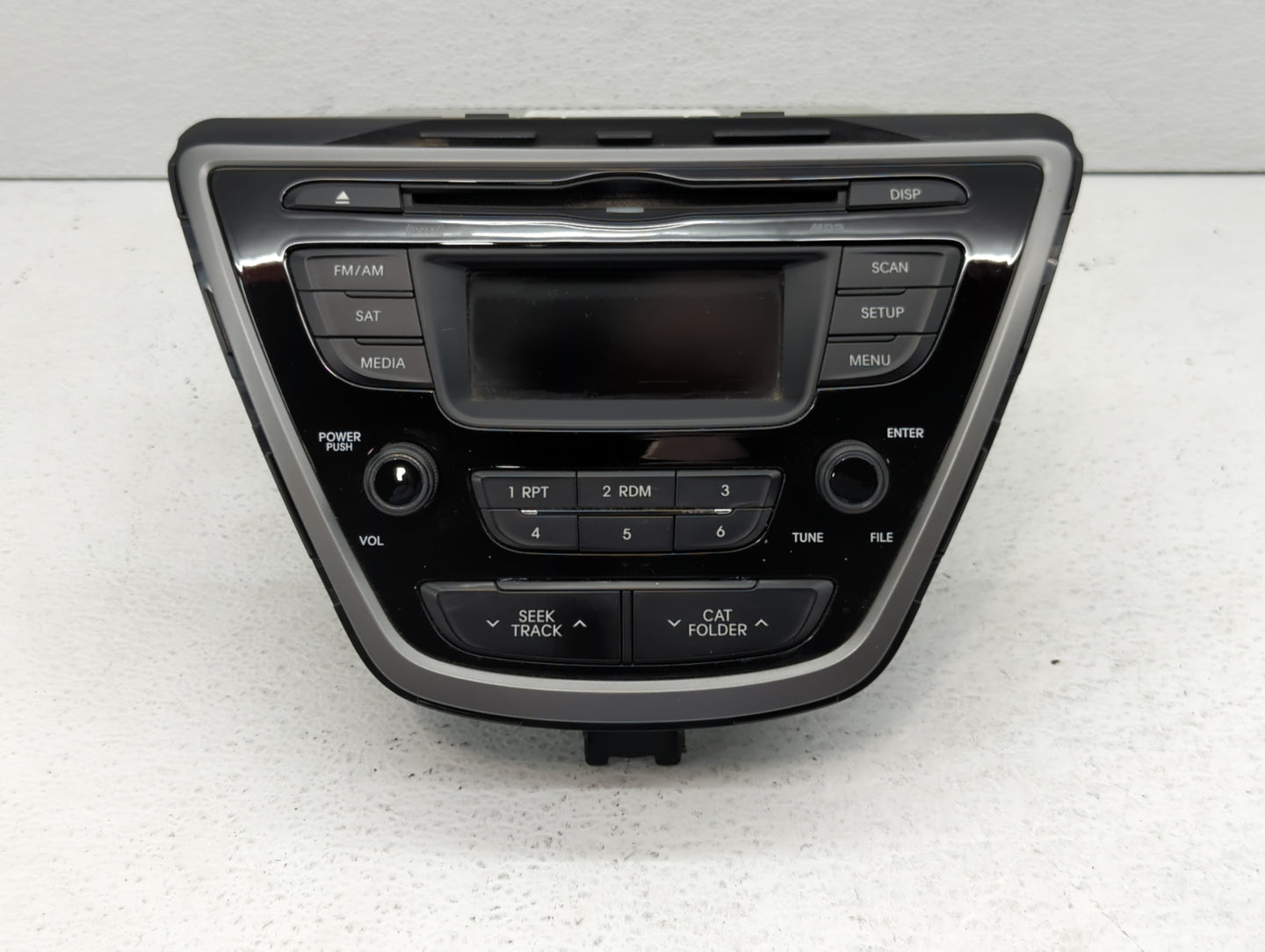 2014-2016 Hyundai Elantra Radio AM FM Cd Player Receiver Replacement P/N:96170-3X156GU Fits Fits 2014 2015 2016 OEM Used Aut