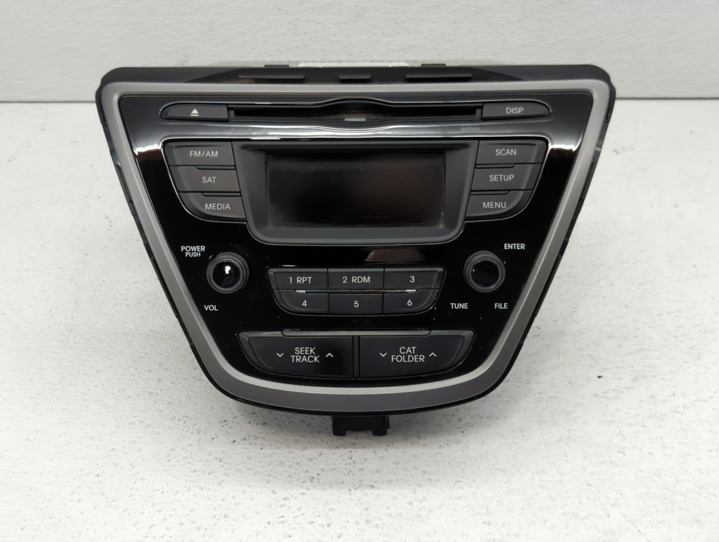 2014-2016 Hyundai Elantra Radio AM FM Cd Player Receiver Replacement P/N:96170-3X156GU Fits Fits 2014 2015 2016 OEM Used Aut