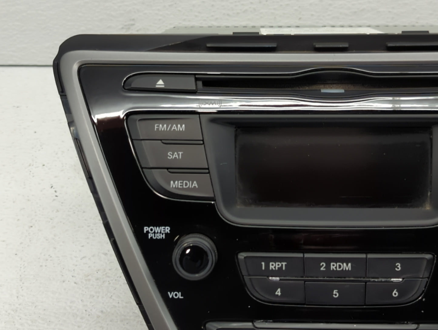 2014-2016 Hyundai Elantra Radio AM FM Cd Player Receiver Replacement P/N:96170-3X156GU Fits Fits 2014 2015 2016 OEM Used Aut