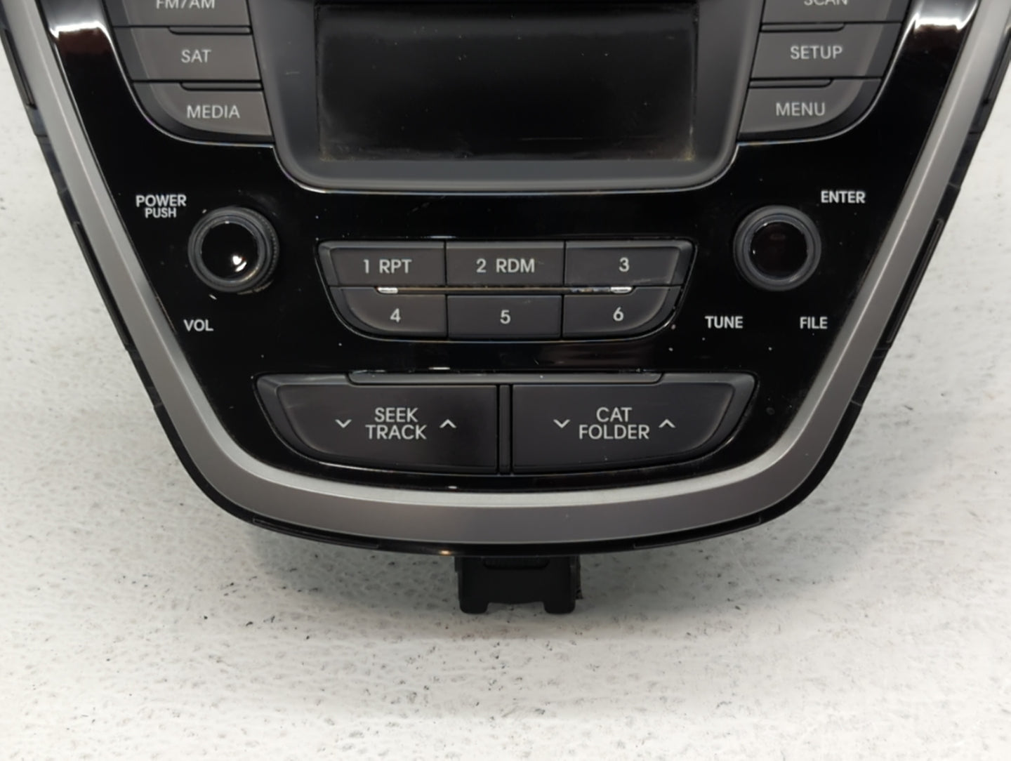 2014-2016 Hyundai Elantra Radio AM FM Cd Player Receiver Replacement P/N:96170-3X156GU Fits Fits 2014 2015 2016 OEM Used Aut