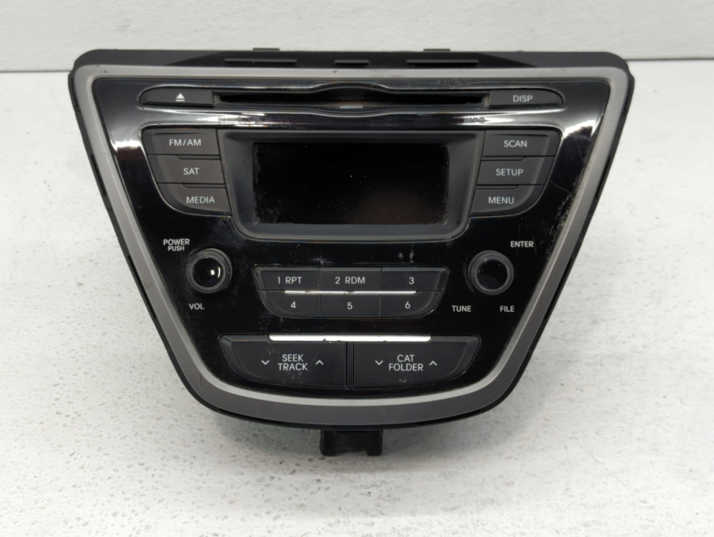 2014-2016 Hyundai Elantra Radio AM FM Cd Player Receiver Replacement P/N:96170-3X156GU Fits Fits 2014 2015 2016 OEM Used Aut