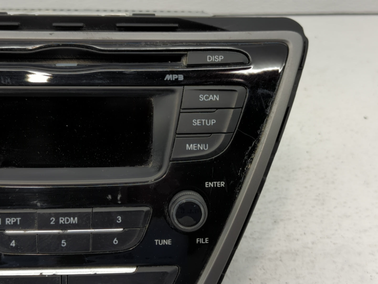 2014-2016 Hyundai Elantra Radio AM FM Cd Player Receiver Replacement P/N:96170-3X156GU Fits Fits 2014 2015 2016 OEM Used Aut