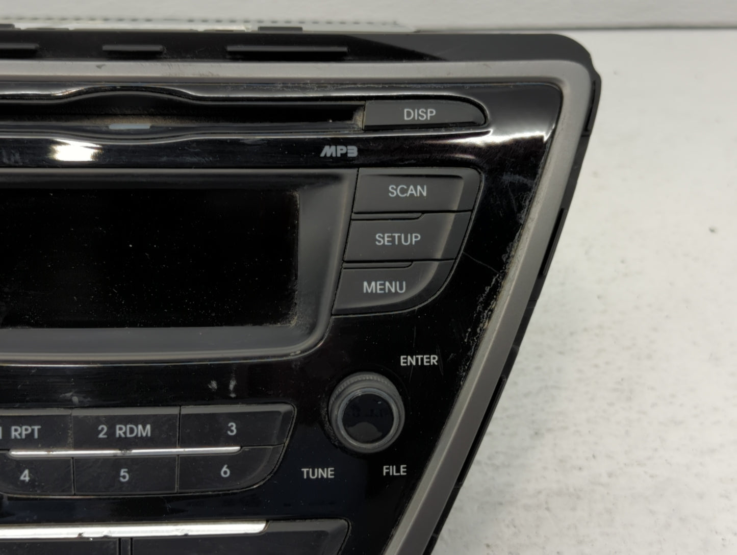 2014-2016 Hyundai Elantra Radio AM FM Cd Player Receiver Replacement P/N:96170-3X156GU Fits Fits 2014 2015 2016 OEM Used Aut