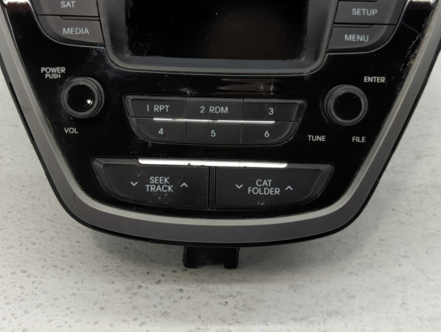 2014-2016 Hyundai Elantra Radio AM FM Cd Player Receiver Replacement P/N:96170-3X156GU Fits Fits 2014 2015 2016 OEM Used Aut