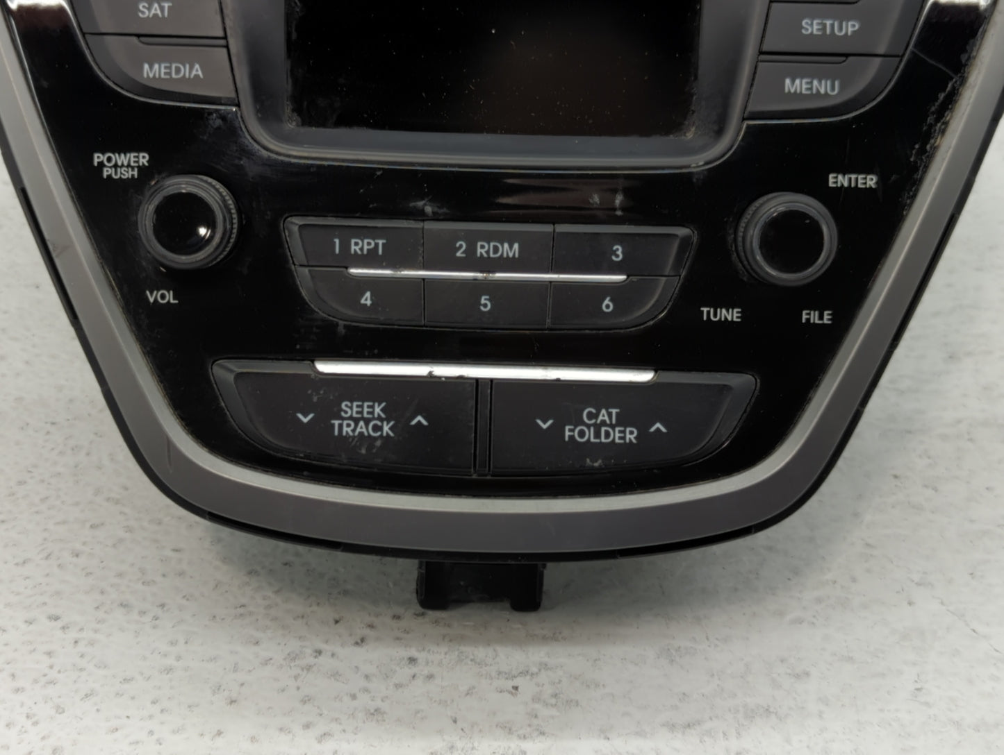 2014-2016 Hyundai Elantra Radio AM FM Cd Player Receiver Replacement P/N:96170-3X156GU Fits Fits 2014 2015 2016 OEM Used Aut