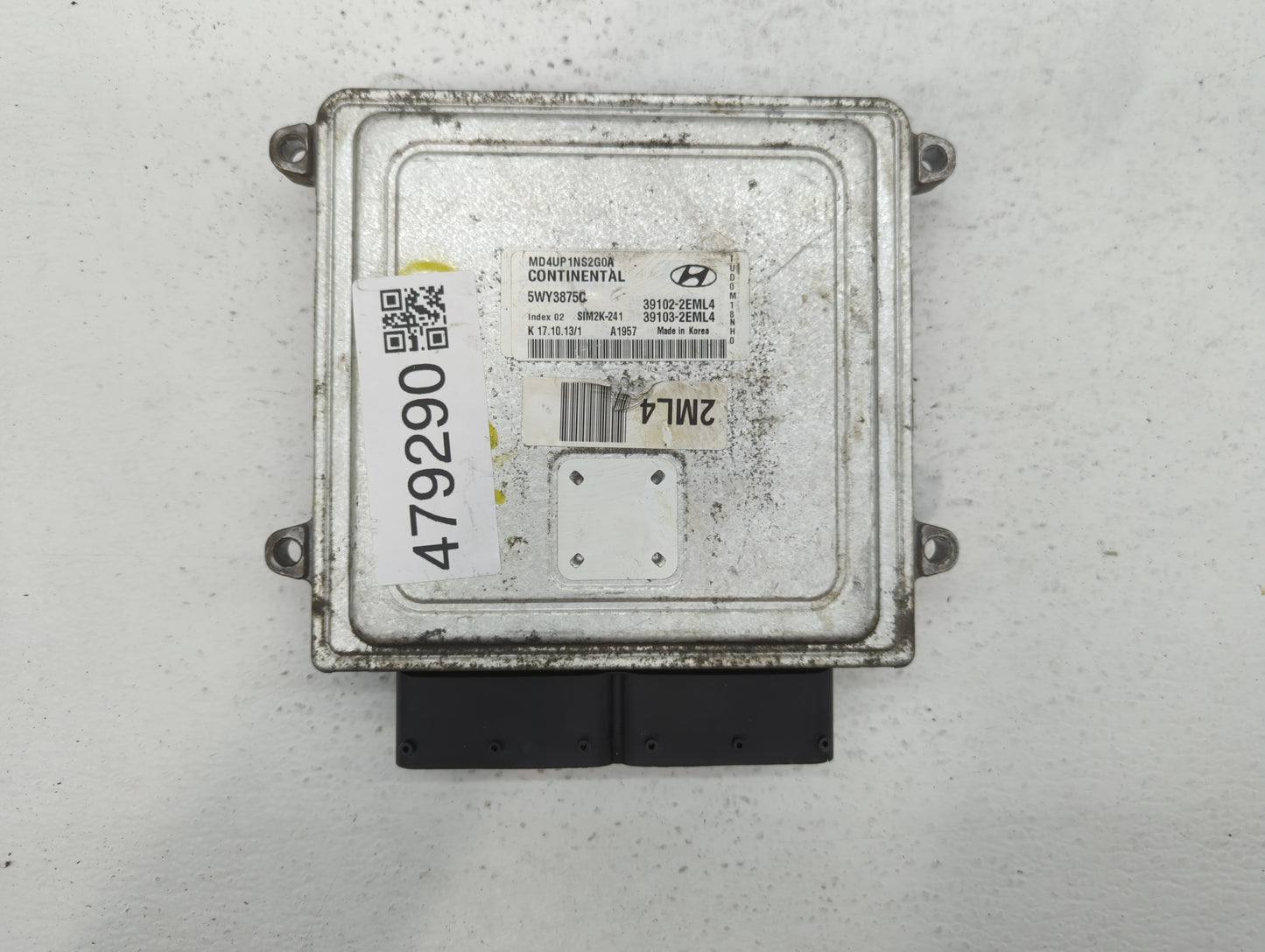 2014-2016 Hyundai Elantra PCM Engine Control Computer ECU ECM PCU OEM P/N:39103-2EML4 39102-2EML4 Fits Fits 2014 2015 2016 O