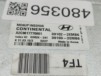 2014-2016 Hyundai Elantra PCM Engine Control Computer ECU ECM PCU OEM P/N:39103-2EMB6 39102-2EMB6 Fits Fits 2014 2015 2016 O