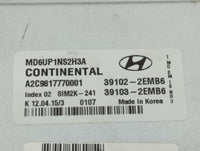 2014-2016 Hyundai Elantra PCM Engine Control Computer ECU ECM PCU OEM P/N:39103-2EMB6 39102-2EMB6 Fits Fits 2014 2015 2016 O