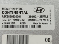 2014-2016 Hyundai Elantra PCM Engine Control Computer ECU ECM PCU OEM P/N:39103-2EML6 39102-2EML6 Fits Fits 2014 2015 2016 O
