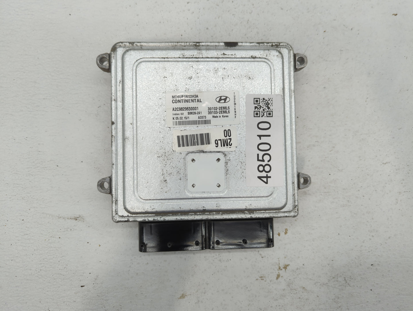 2014-2016 Hyundai Elantra PCM Engine Control Computer ECU ECM PCU OEM P/N:39133-2EGE0 39103-2EML6 Fits Fits 2014 2015 2016 O