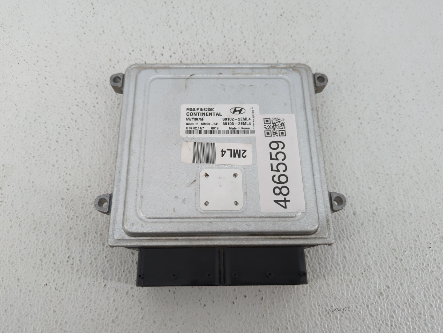 2014-2016 Hyundai Elantra PCM Engine Control Computer ECU ECM PCU OEM P/N:39103-2EML4 39102-2EML4 Fits Fits 2014 2015 2016 O