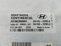 2014-2016 Hyundai Elantra PCM Engine Control Computer ECU ECM PCU OEM P/N:39103-2EML6 39102-2EML6 Fits Fits 2014 2015 2016 O