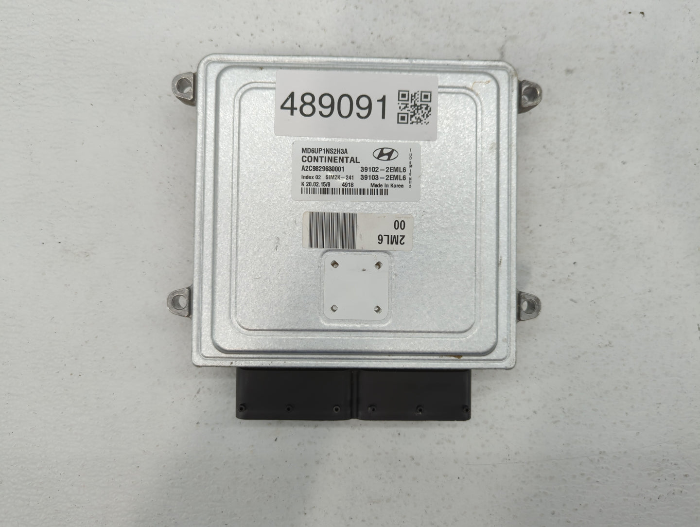 2014-2016 Hyundai Elantra PCM Engine Control Computer ECU ECM PCU OEM P/N:39103-2EML4 39102-2EML4 Fits Fits 2014 2015 2016 O