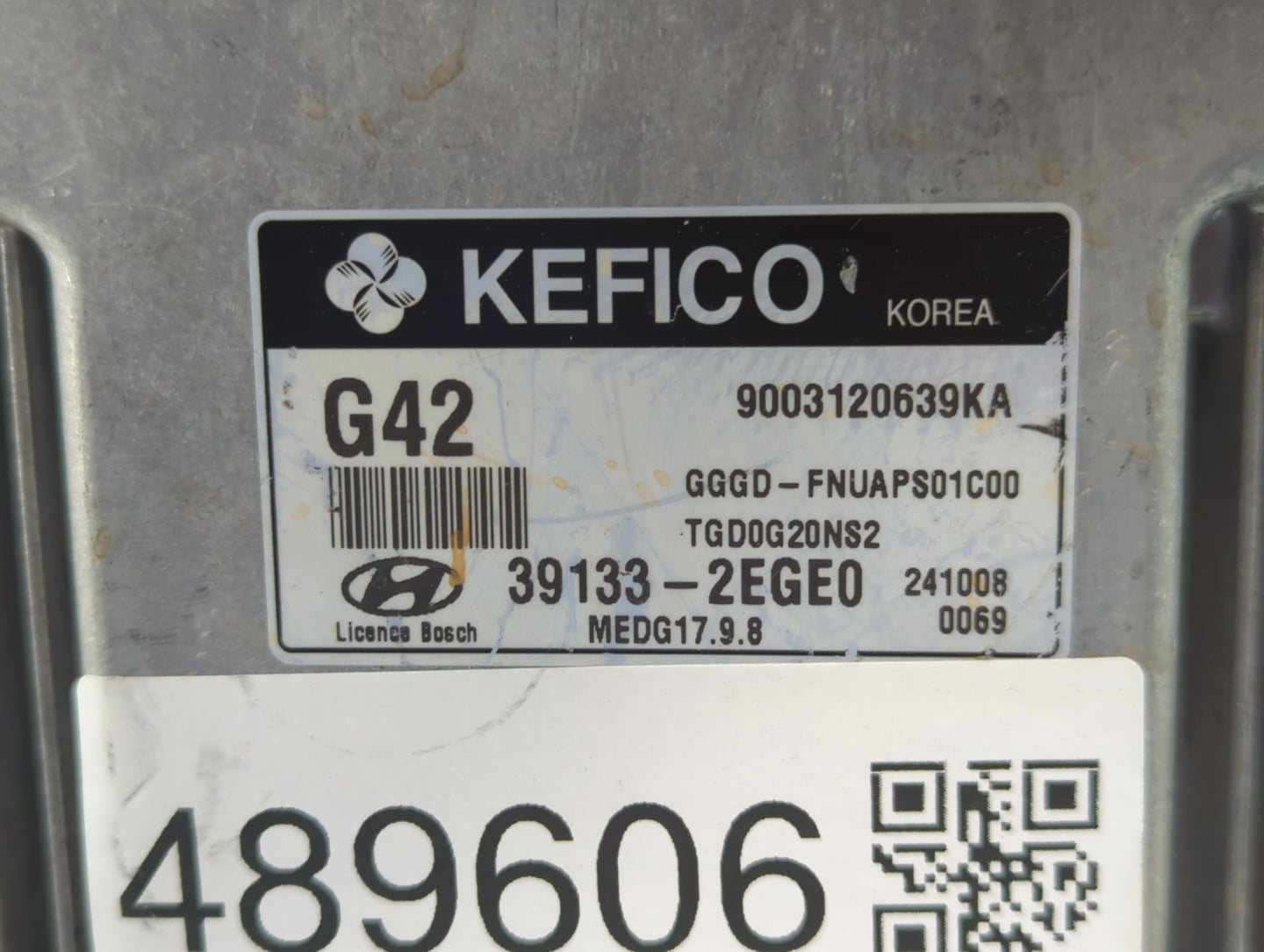 2014-2016 Hyundai Elantra PCM Engine Control Computer ECU ECM PCU OEM P/N:39133-2EGE0 Fits Fits 2014 2015 2016 OEM Used Auto