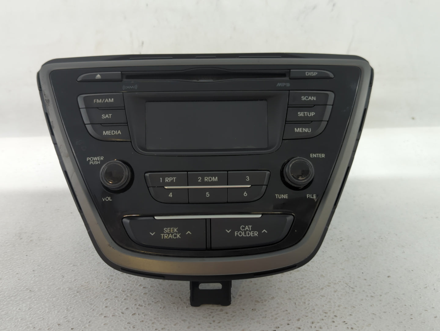 2014-2016 Hyundai Elantra Radio AM FM Cd Player Receiver Replacement P/N:96170-3X156GU Fits Fits 2014 2015 2016 OEM Used Aut