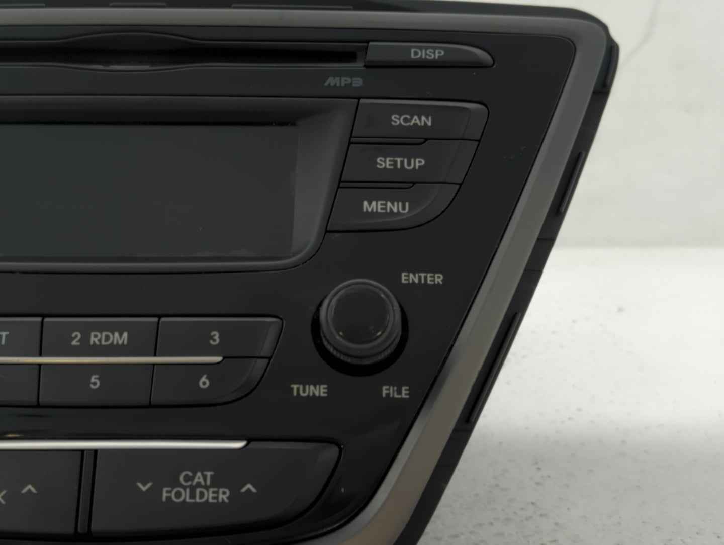 2014-2016 Hyundai Elantra Radio AM FM Cd Player Receiver Replacement P/N:96170-3X156GU Fits Fits 2014 2015 2016 OEM Used Aut