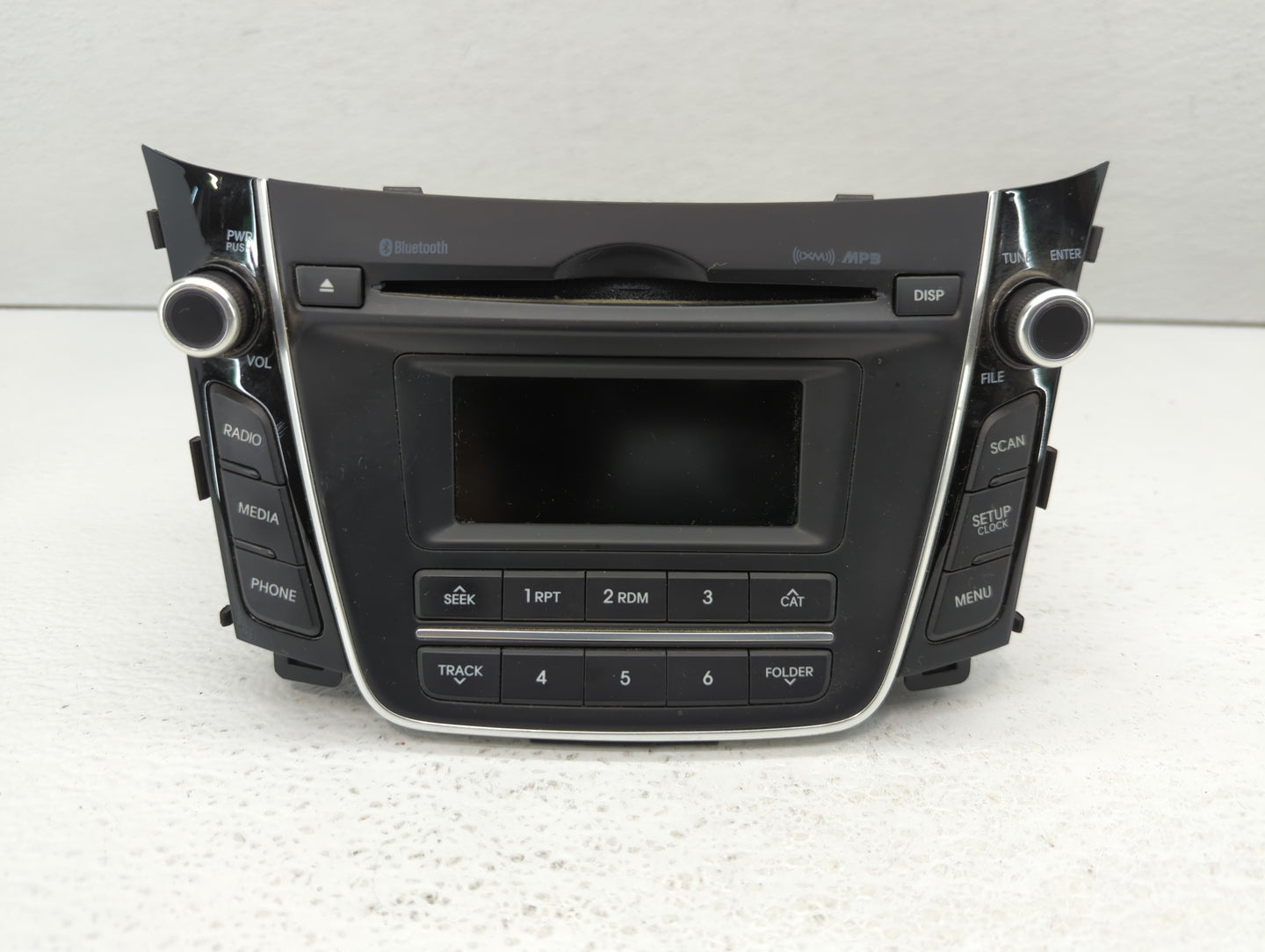 2016-2017 Hyundai Elantra Radio AM FM Cd Player Receiver Replacement P/N:96170-A5260GU Fits Fits 2016 2017 OEM Used Auto Par
