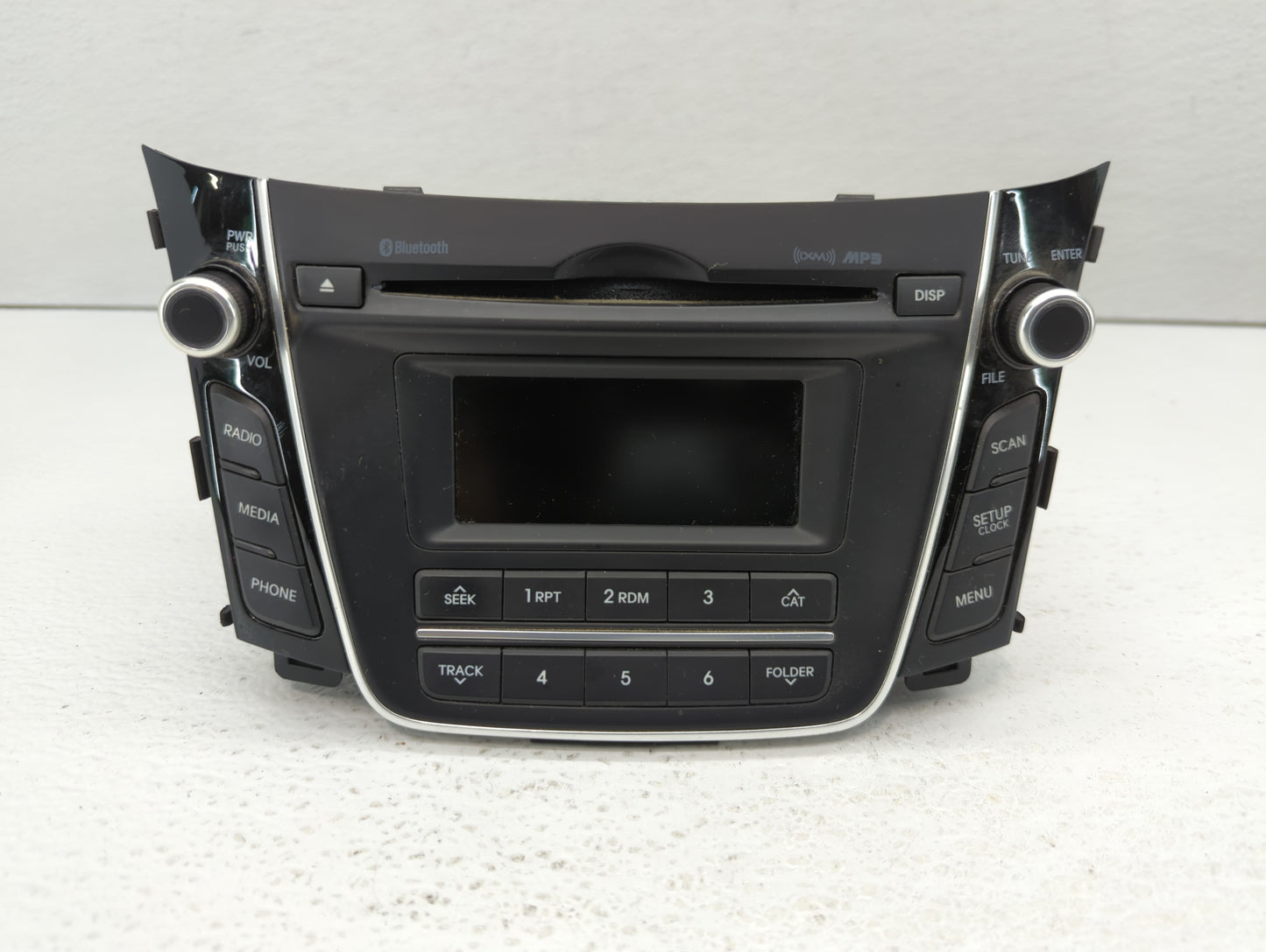 2016-2017 Hyundai Elantra Radio AM FM Cd Player Receiver Replacement P/N:96170-A5260GU Fits Fits 2016 2017 OEM Used Auto Par
