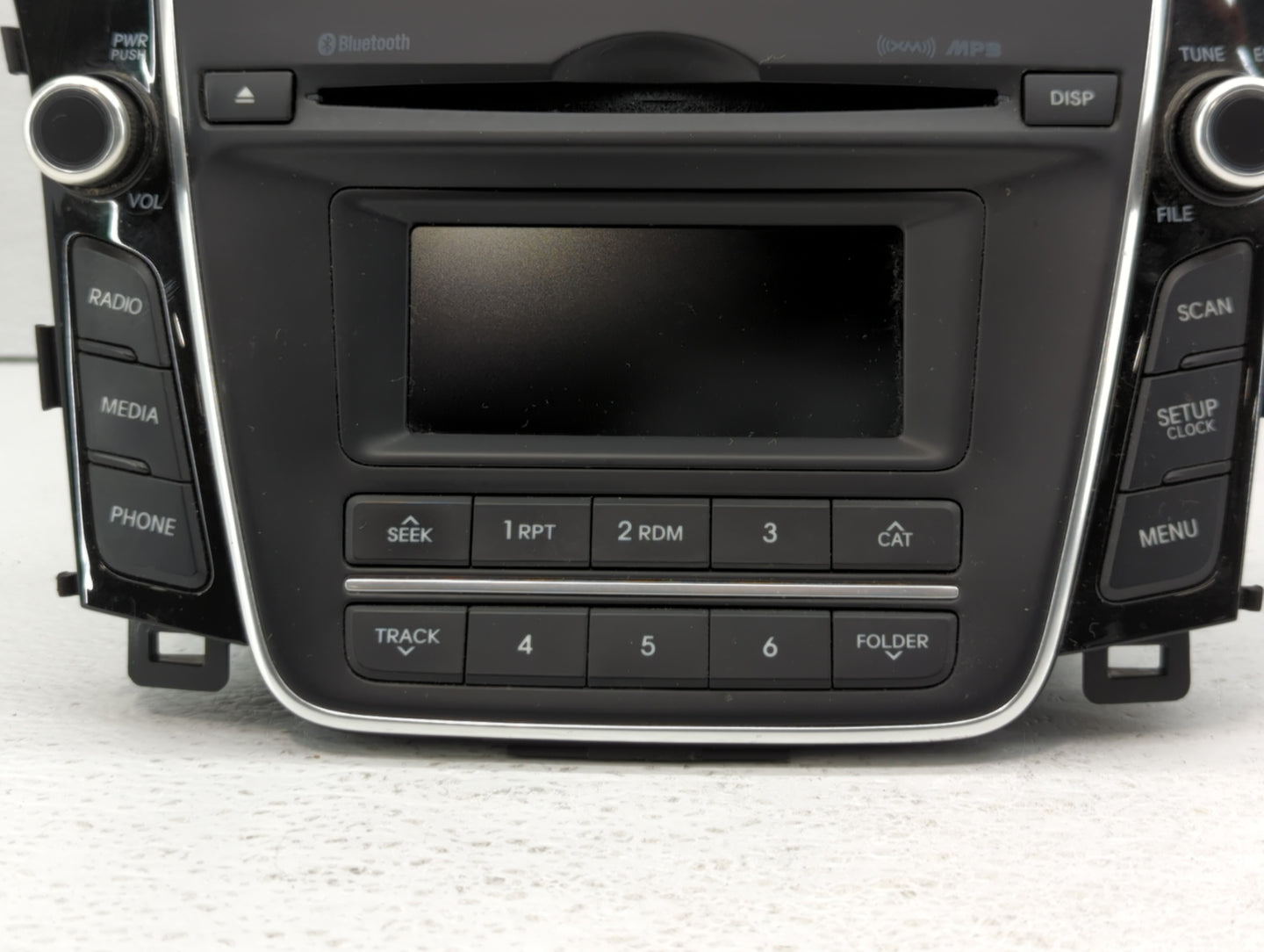 2016-2017 Hyundai Elantra Radio AM FM Cd Player Receiver Replacement P/N:96170-A5260GU Fits Fits 2016 2017 OEM Used Auto Par