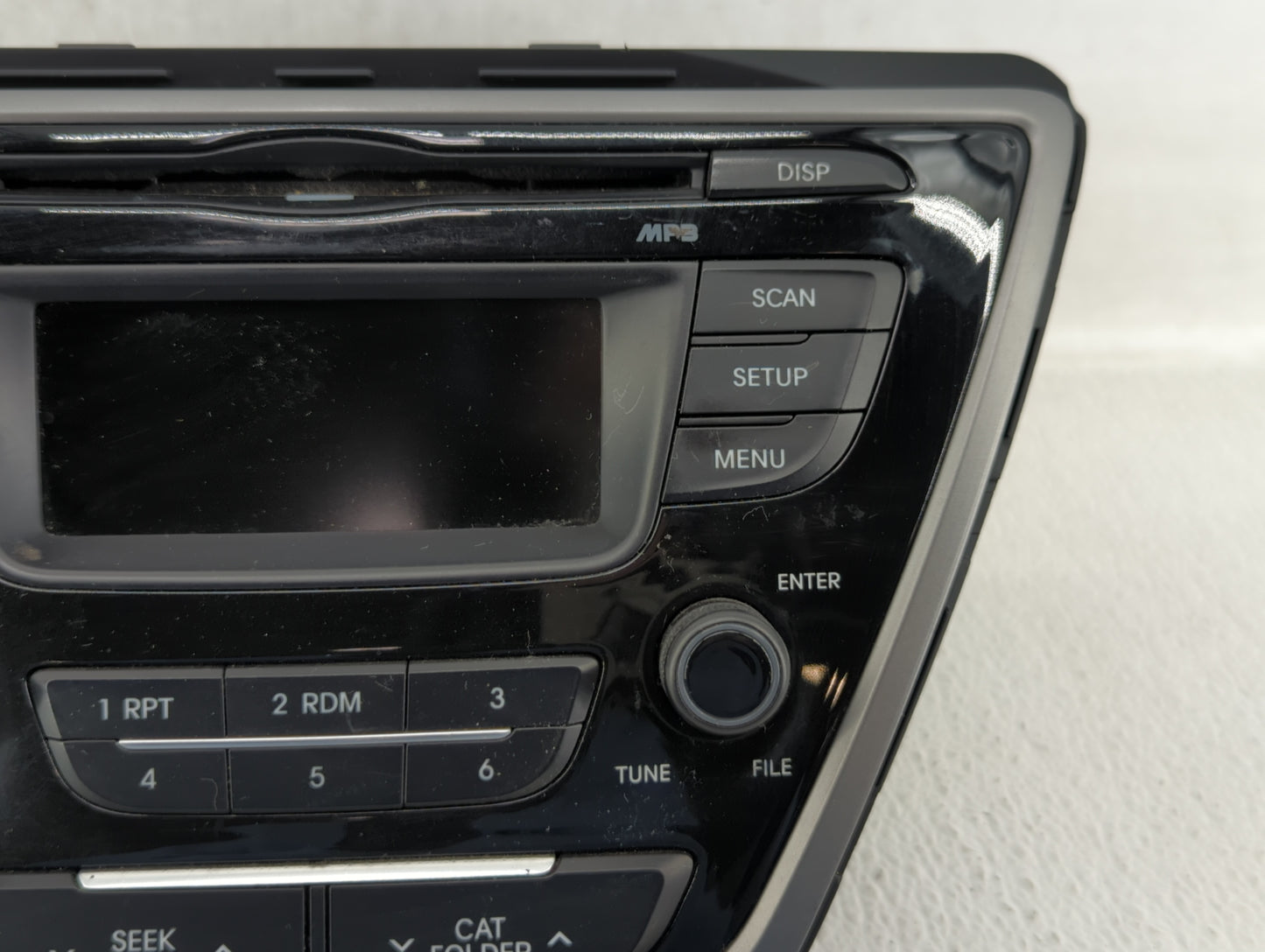 2014-2016 Hyundai Elantra Radio AM FM Cd Player Receiver Replacement P/N:96170-3X156GU Fits Fits 2014 2015 2016 OEM Used Aut