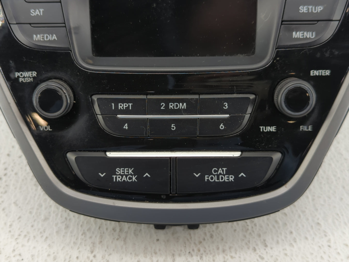 2014-2016 Hyundai Elantra Radio AM FM Cd Player Receiver Replacement P/N:96170-3X156GU Fits Fits 2014 2015 2016 OEM Used Aut