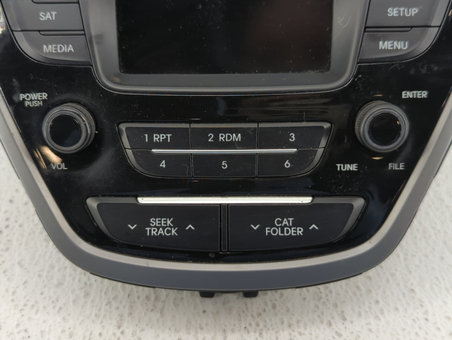 2014-2016 Hyundai Elantra Radio AM FM Cd Player Receiver Replacement P/N:96170-3X156GU Fits Fits 2014 2015 2016 OEM Used Aut