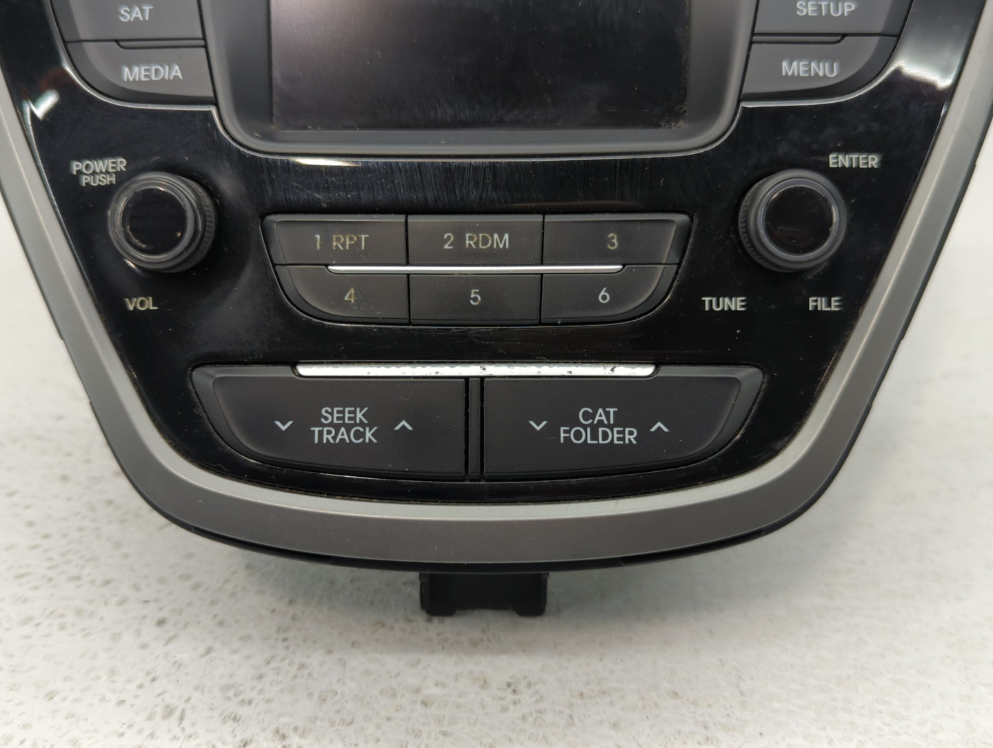 2014-2016 Hyundai Elantra Radio AM FM Cd Player Receiver Replacement P/N:96170-3X156GU Fits Fits 2014 2015 2016 OEM Used Aut