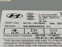 2014-2016 Hyundai Elantra Radio AM FM Cd Player Receiver Replacement P/N:96170-3X156GU Fits Fits 2014 2015 2016 OEM Used Aut
