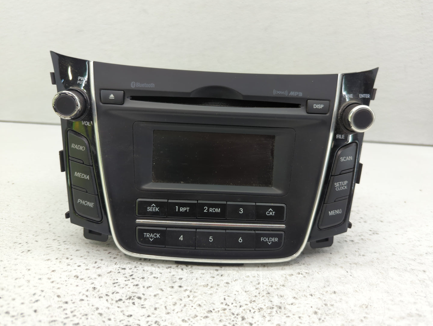 2016-2017 Hyundai Elantra Radio AM FM Cd Player Receiver Replacement P/N:96170-A5260GU Fits Fits 2016 2017 OEM Used Auto Par