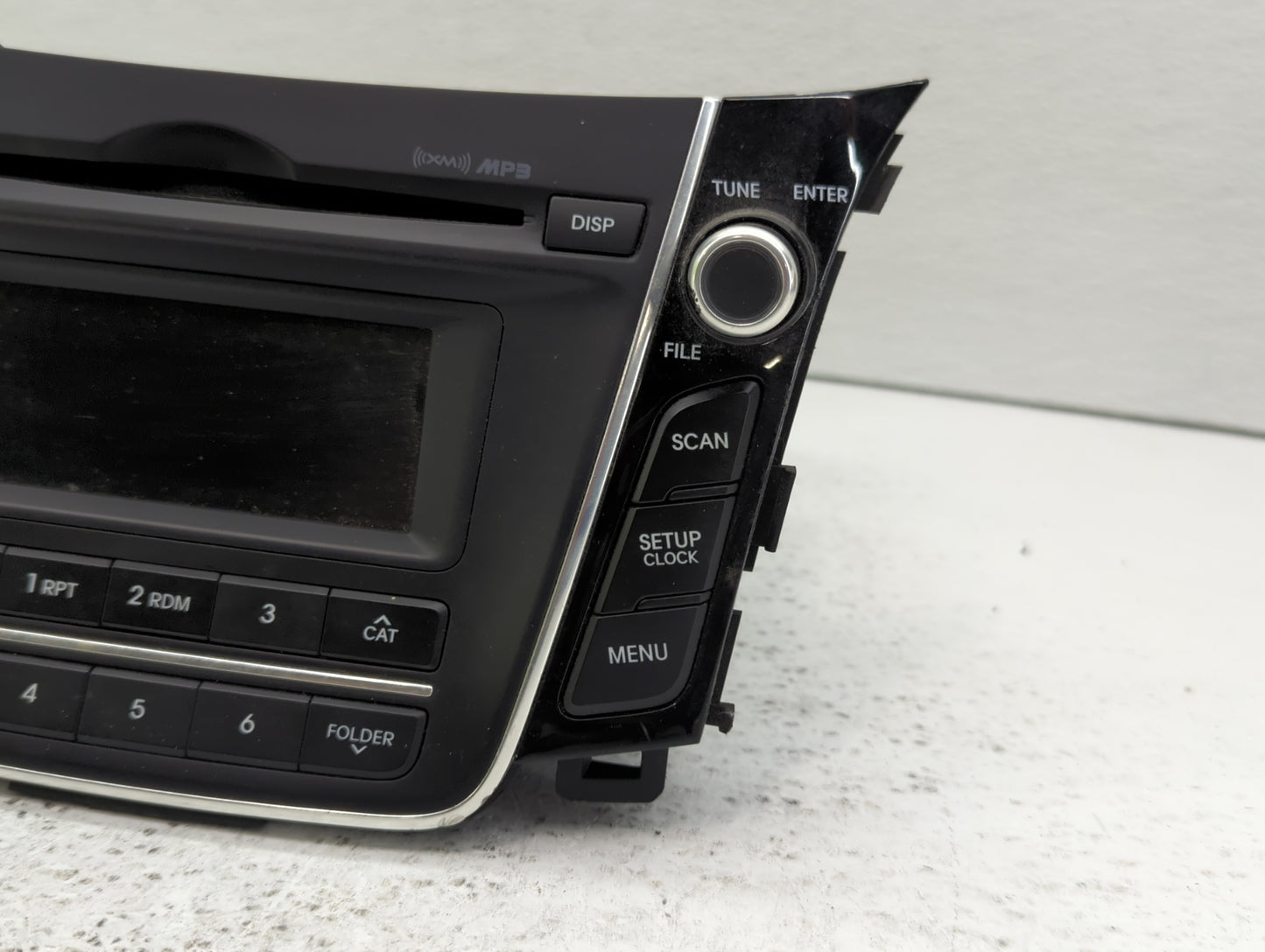 2016-2017 Hyundai Elantra Radio AM FM Cd Player Receiver Replacement P/N:96170-A5260GU Fits Fits 2016 2017 OEM Used Auto Par