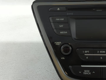2014-2016 Hyundai Elantra Radio AM FM Cd Player Receiver Replacement P/N:96170-3X156GU Fits Fits 2014 2015 2016 OEM Used Auto Parts