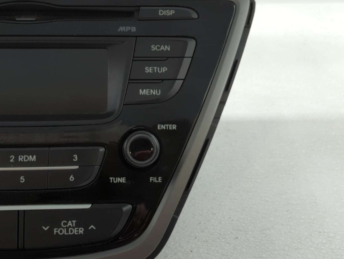 2014-2016 Hyundai Elantra Radio AM FM Cd Player Receiver Replacement P/N:96170-3X156GU Fits Fits 2014 2015 2016 OEM Used Aut
