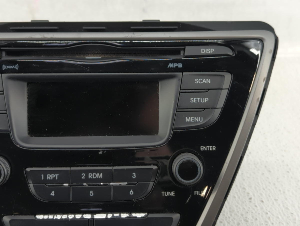 2014-2016 Hyundai Elantra Radio AM FM Cd Player Receiver Replacement P/N:96170-3X156GU Fits Fits 2014 2015 2016 OEM Used Aut